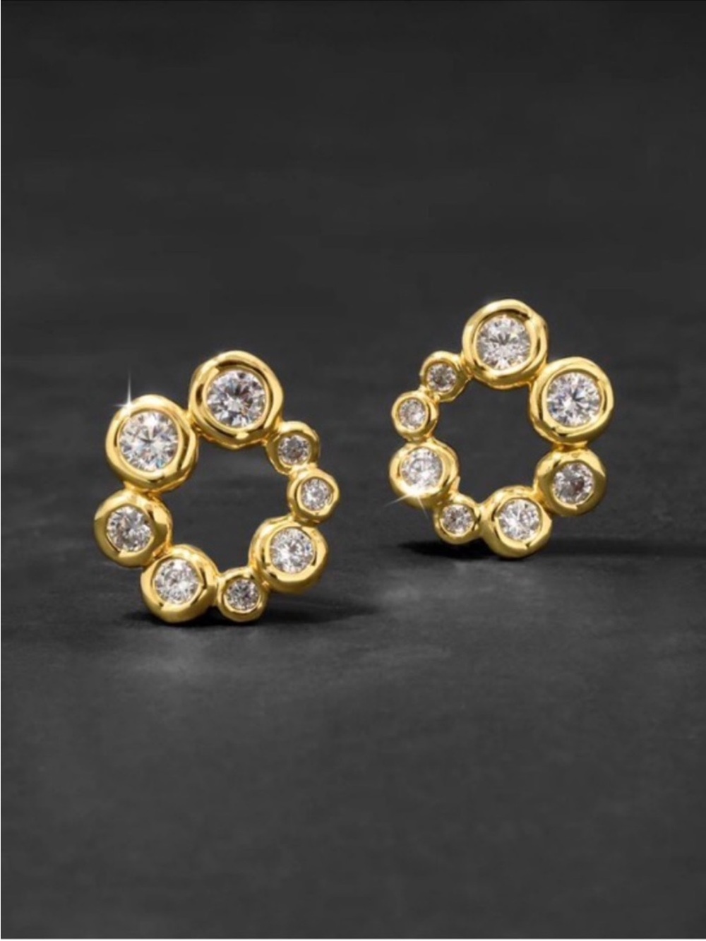 Alexis Bittar • Front facing Asterales Petite
CZ Bubble
Earrings